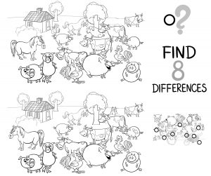 Find Eight Differences Answers